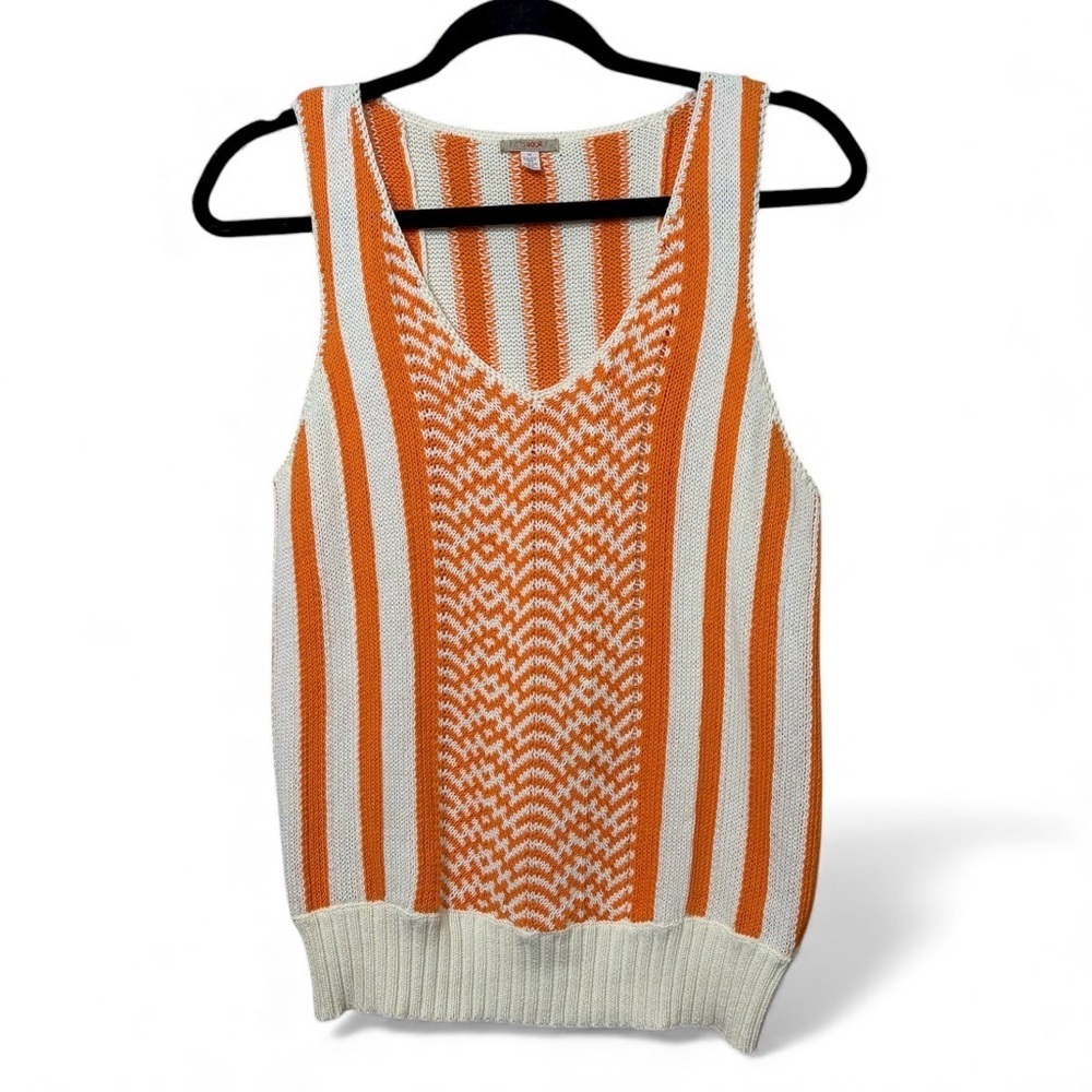 Anthropologie Fiets Voor 2 Neonsicle Knit Sweater Vest Tank Size XS